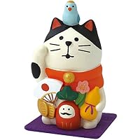 DECOLE デコレ　コンコンブル　魔女と子猫 Amazon.co.jp: デコレ コンコンブル concombre 巫女猫 3×2.4×H5cm ZCB